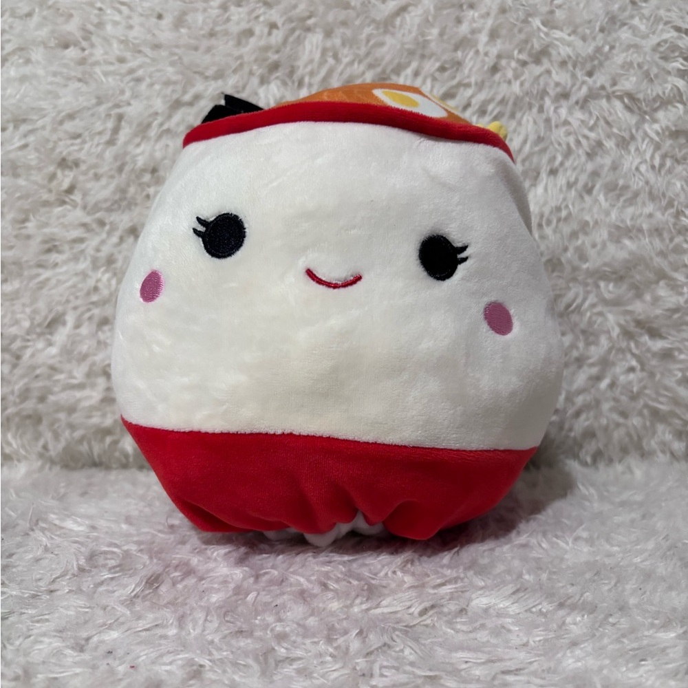 Squishmallows 8” Shun Raisy Flipamallow BNWT Sushi Ramen Plush Food  New